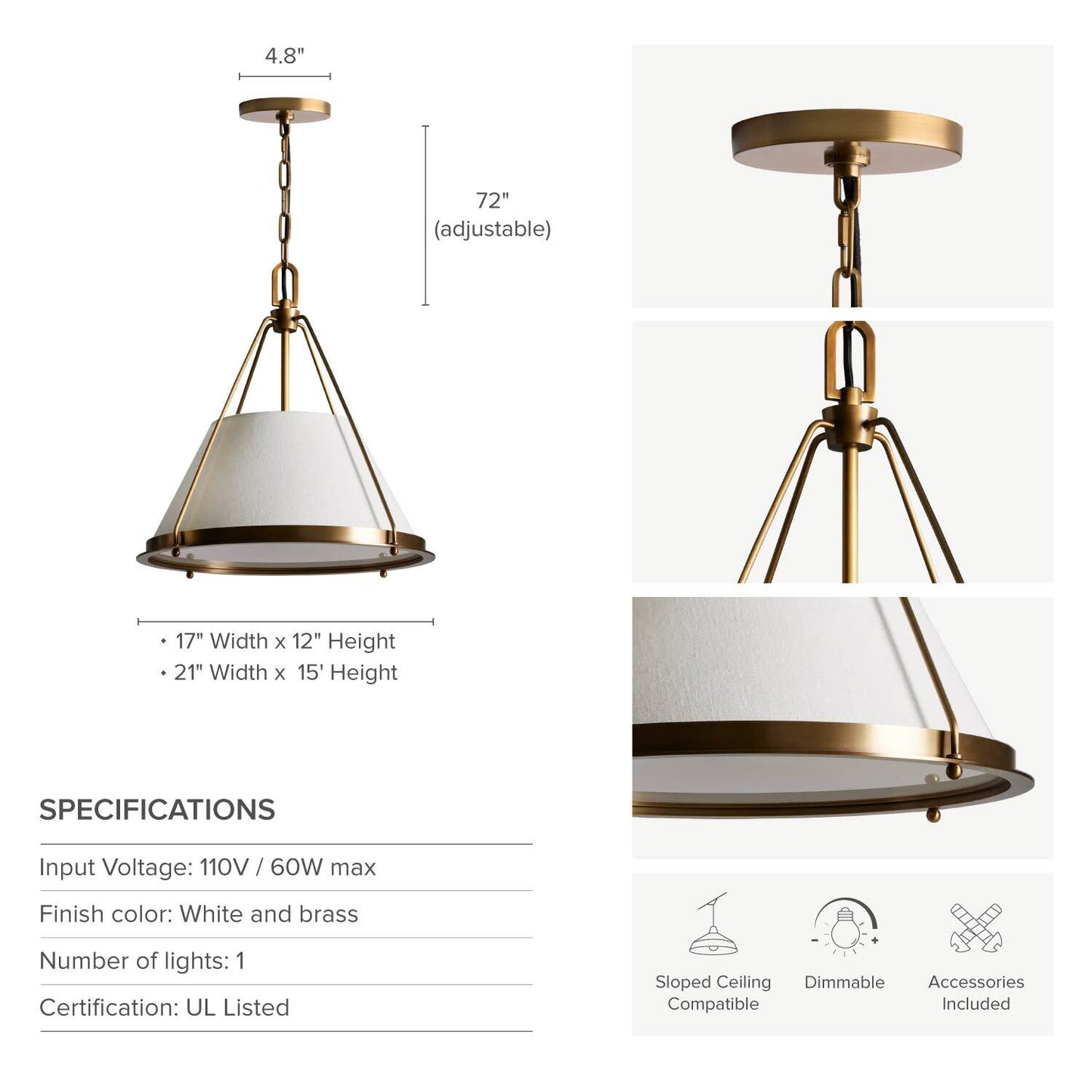 Draven Iron Contemporary Light