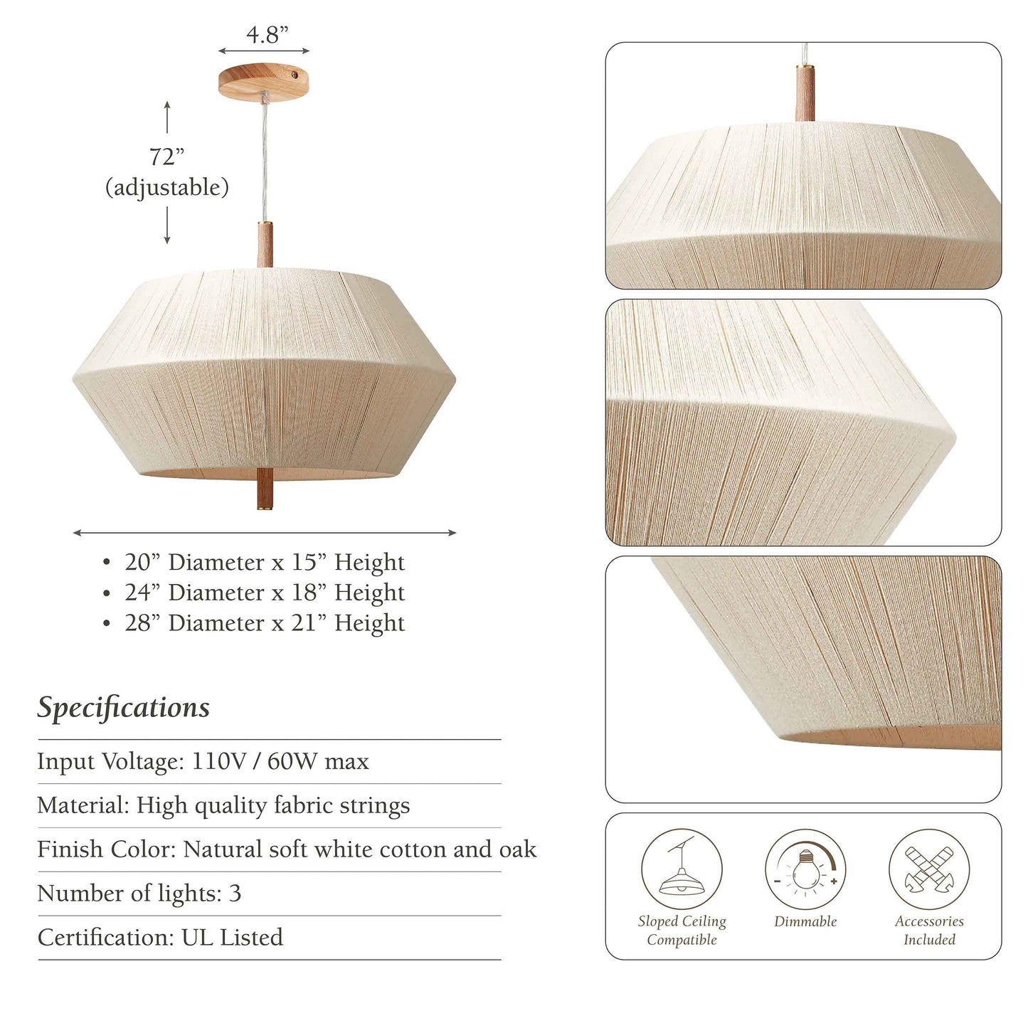 Nimbus Metal Pendant Light