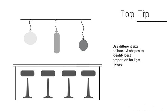 how many pendant lights over a 5 foot island