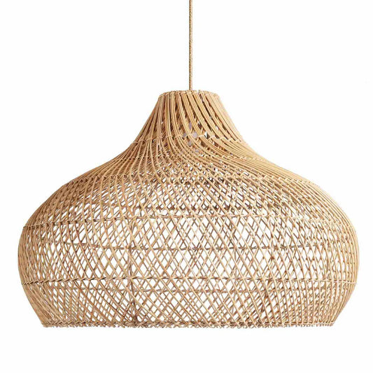 kloe rattan pendant light for kitchen island