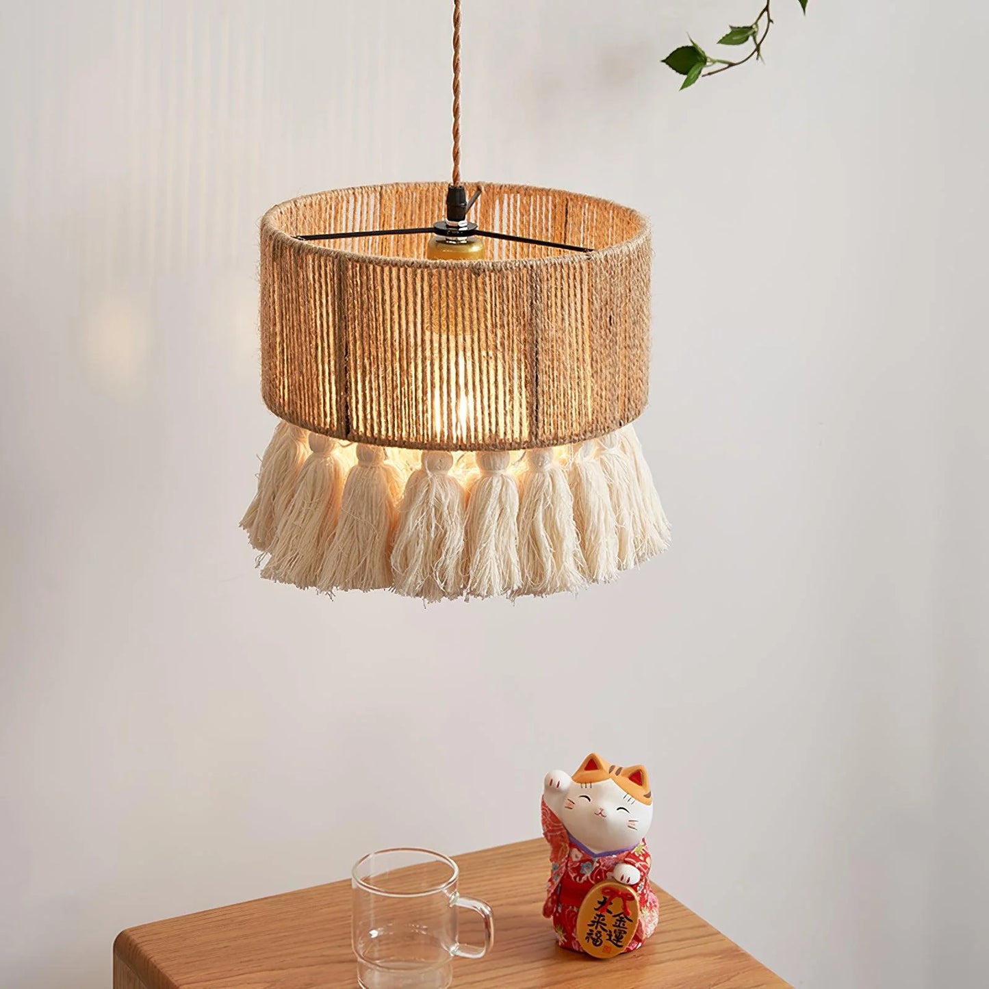 bohemian fringe pendant lamp for study room