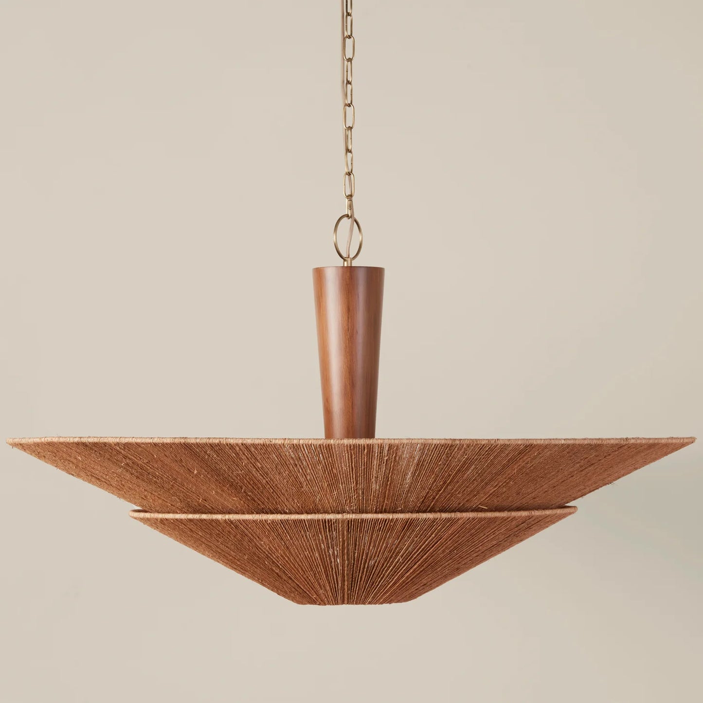 condesa jute chandelier