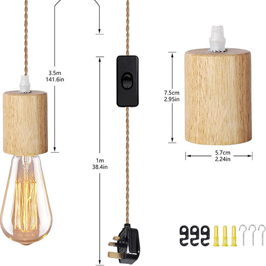 customized pendant light cord kit