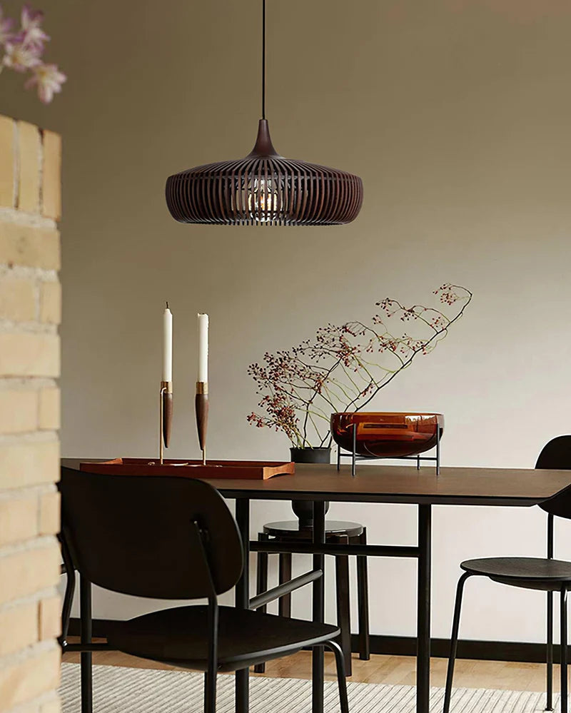 din wood pendant light for kitchen