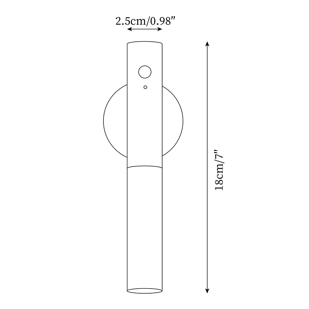 magnetic led sensor night light for laundry room