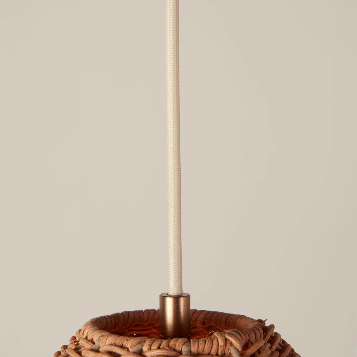 maude rattan scallop pendant light for bedroom