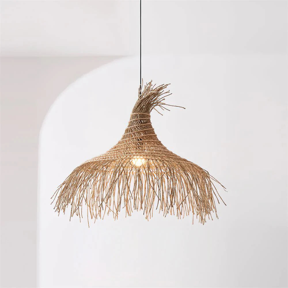 pipa natural pendant light for restaurant