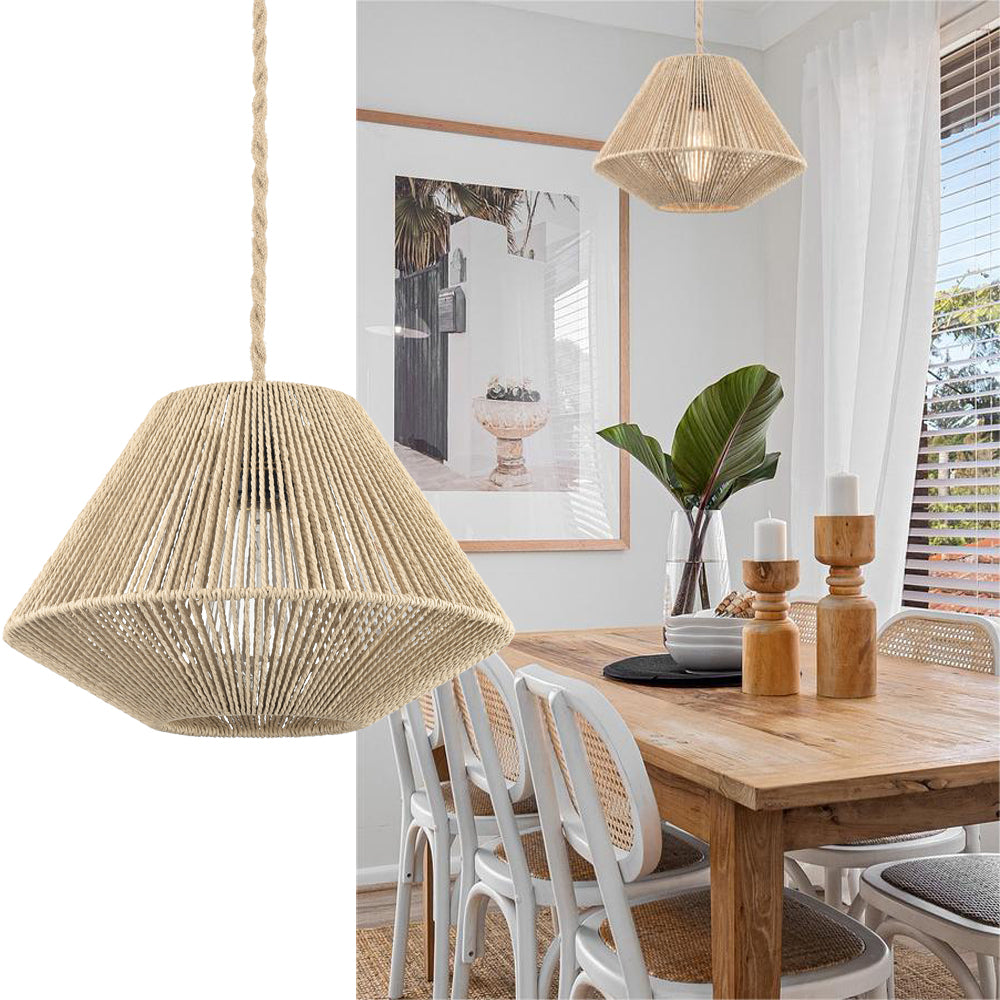 plug in pendant light hemp rope hanging light for bathroom